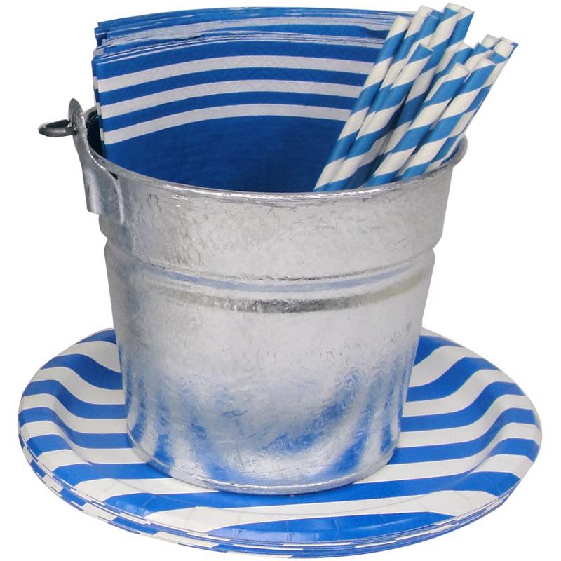 Behrens Hot Dipped 2 qt Galvanized Pail Gray