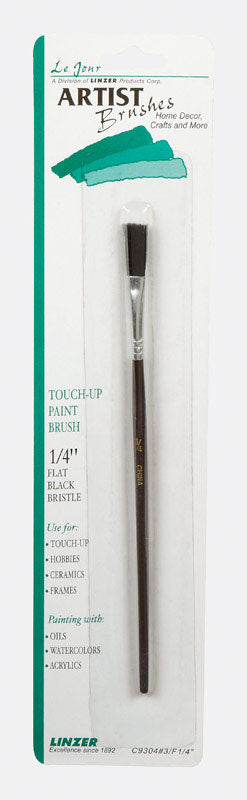 Linzer 1/4 in. Flat Touch-Up Paint Brush, Pack of 12