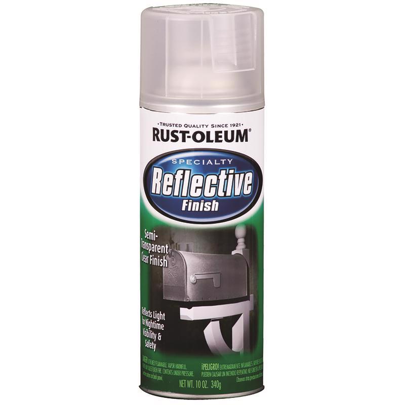 Rust-Oleum Specialty Semi-Transparent Clear Reflective Finish Spray 10 oz