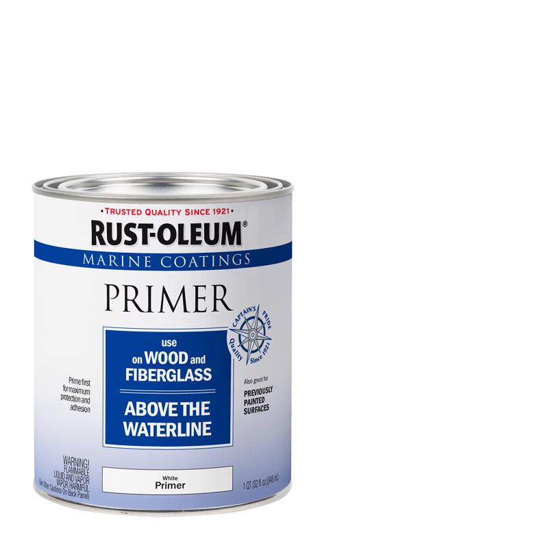 Rust-Oleum Marine Coatings Wood & Fiberglass White Primer 1 qt