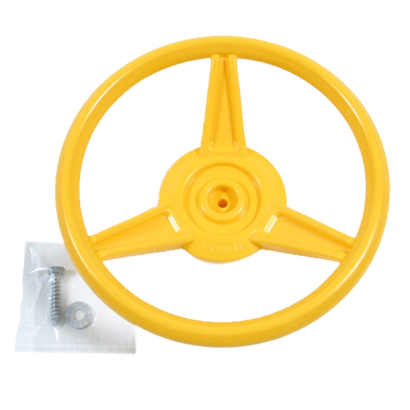 Playstar PS 7840 Steering Wheel, HDPE, Yellow