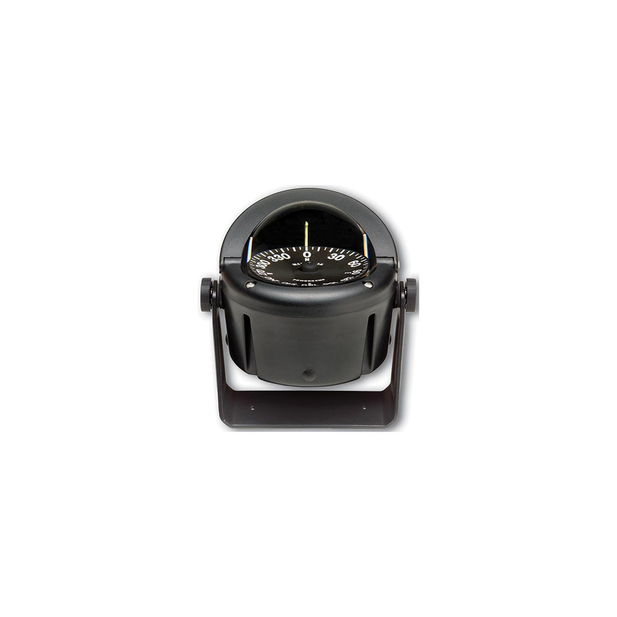 Helmsman Compass Bracket Mt., Flat Dial, Black