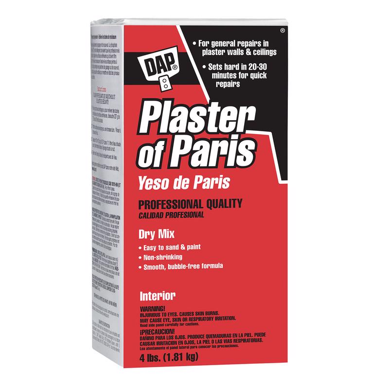 DAP White Plaster of Paris 4 lb, Pack of 6