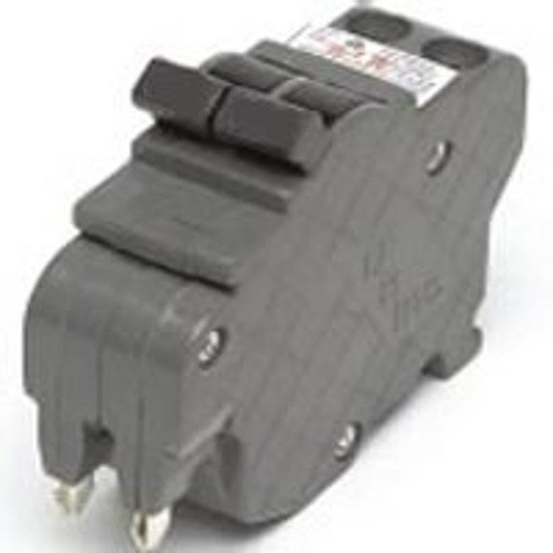 Federal Pacific UBIF0240N Circuit Breaker, Type NC, 40 A, 2-Pole, 120/240 V, Plug, Gray