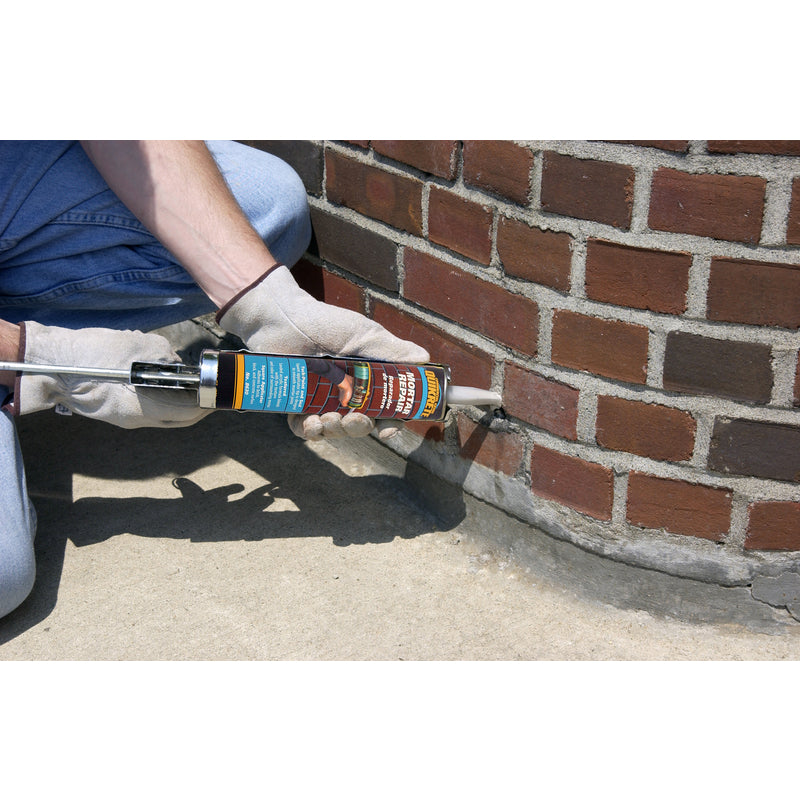 Quikrete Gray Acrylic Concrete and Masonry Caulk Sealant 10.1 oz, Pack of 6
