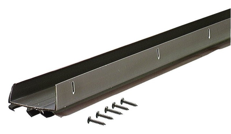 M-D 05991 Door Bottom, Brown, 36 in L, 1-3/4 in W, 1-1/2 in H, Vinyl