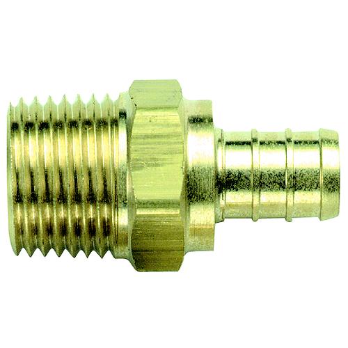 Bristol 49UTMC33 QestPEX Male Adapter, 1/2" Barb x 1/2" MPT