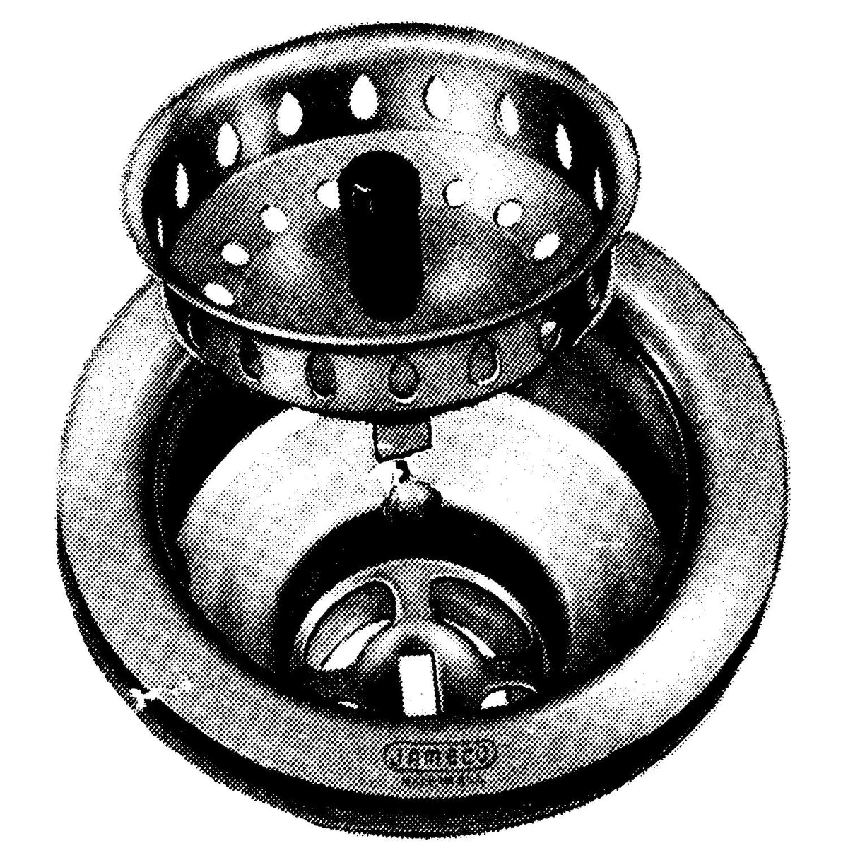 3 1/2 SINK STRAINER SS RING