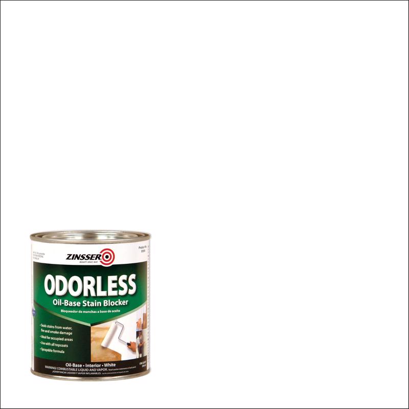 Zinsser Odorless White Flat Primer 1 qt, Pack of 6