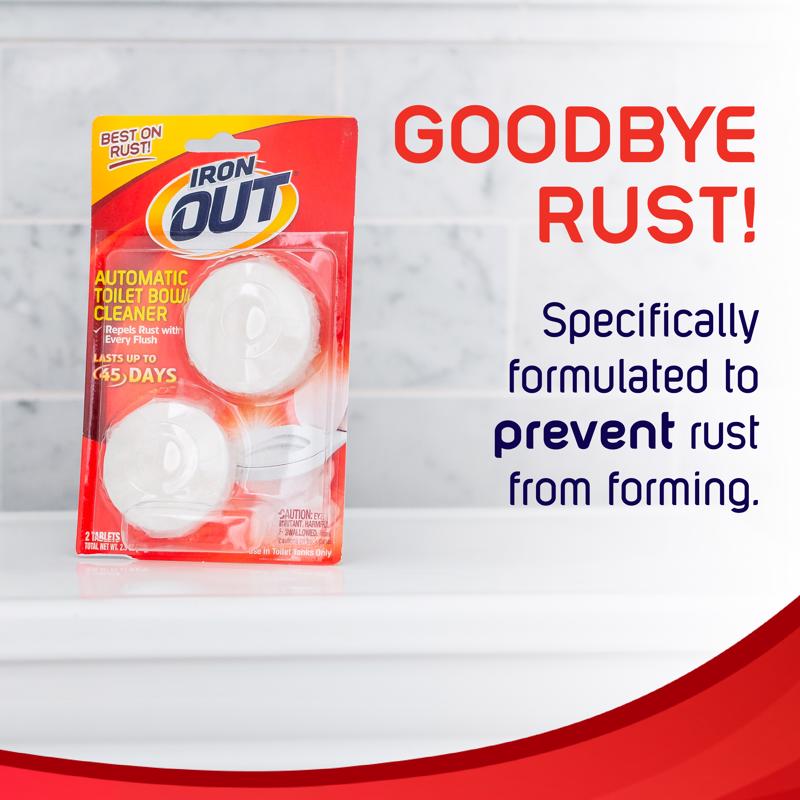 IronOut No Scent Toilet Bowl Cleaner 2.1 oz Powder