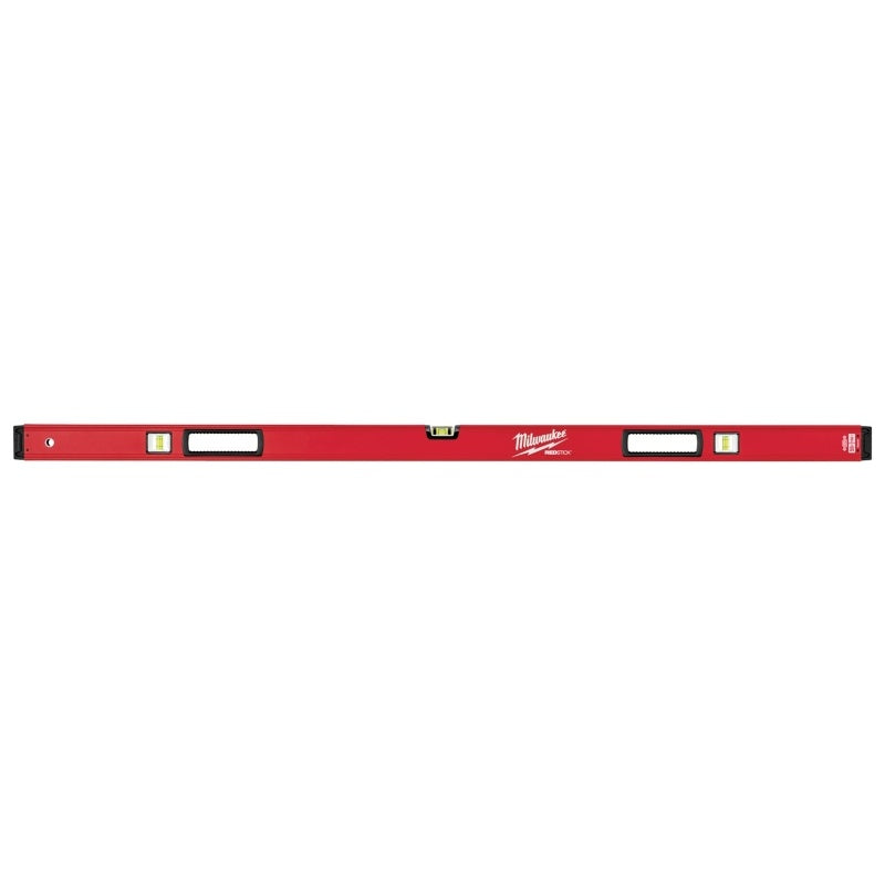 Milwaukee REDSTICK Series MLBX59 Beam Box Level, 59 in L, 3-Vial, Aluminum, Red