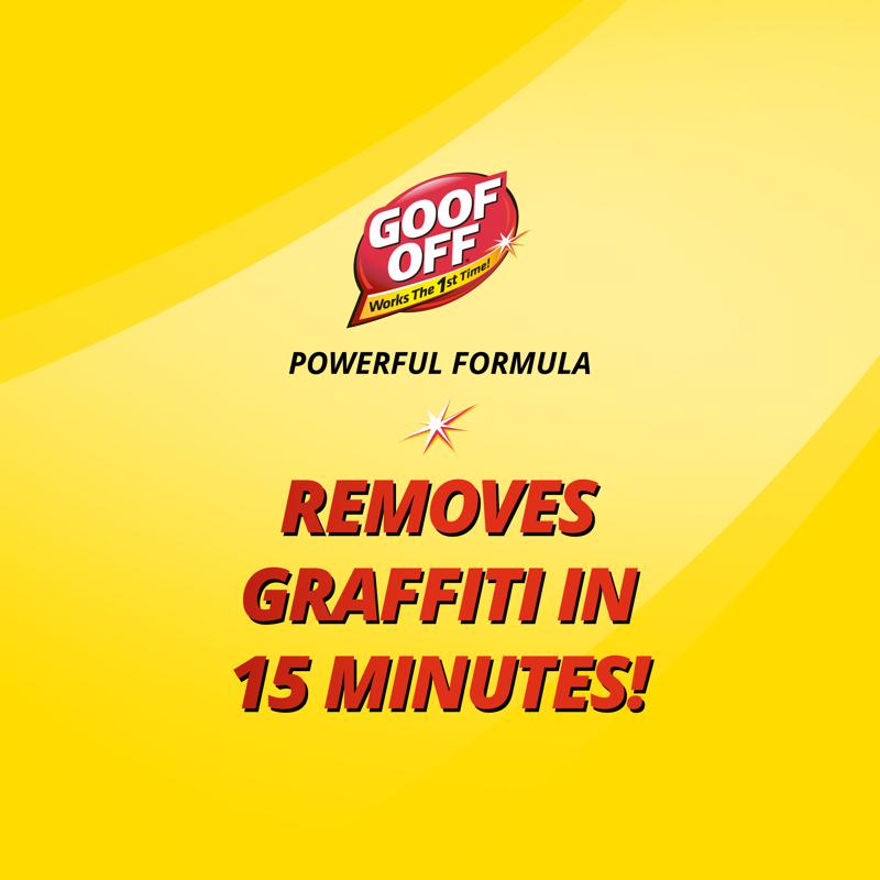 Goof Off Pro Strength Graffiti All Purpose Remover 16 oz, Pack of 6