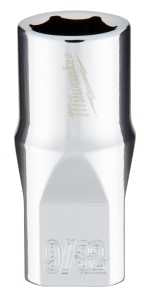 Milwaukee 45-34-9004 Socket, 9/32 in Socket, Standard Socket, 4.921 in OAL, 1/4 in Drive, 6-Point, Chrome