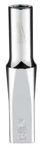 Milwaukee 45-34-9013 Socket, 7/32 in Socket, Deep Socket, 2.559 in OAL, 1/4 in Drive, 6-Point, Chrome Vanadium Steel