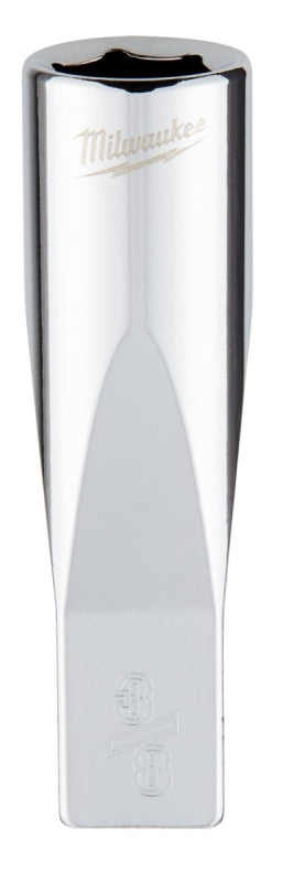 Milwaukee 45-34-9018 Socket, 3/8 in Socket, Deep Socket, 2.559 in OAL, 1/4 in Drive, 6-Point, Chrome Vanadium Steel