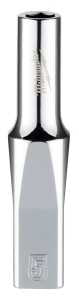Milwaukee 45-34-9042 Socket, 5 mm Socket, Deep Socket, 2.559 in OAL, 1/4 in Drive, 6-Point, Chrome Vanadium Steel