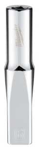 Milwaukee 45-34-9044 Socket, 6 mm Socket, Deep Socket, 2.559 in OAL, 1/4 in Drive, 6-Point, Chrome Vanadium Steel