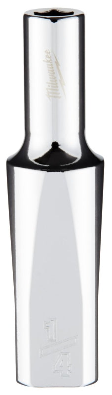 Milwaukee 45-34-9073 Socket, 1/4 in Socket, Deep Socket, 3.543 in OAL, 3/8 in Drive, 6-Point, Chrome Vanadium Steel