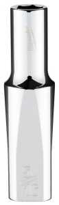 Milwaukee 45-34-3125 Socket, 5/16 in Socket, Deep Socket, 3.543 in OAL, 3/8 in Drive, 6-Point, Chrome Vanadium Steel