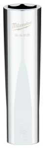 Milwaukee 45-34-9128 Socket, 5/8 in Socket, Deep Socket, 1.02 in OAL, 1/2 in Drive, 6-Point, Chrome Vanadium Steel