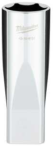 Milwaukee 45-34-9131 Socket, 13/16 in Socket, Deep Socket, 1.17 in OAL, 1/2 in Drive, 6-Point, Chrome Vanadium Steel