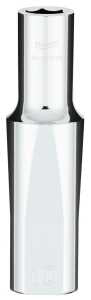 Milwaukee 45-34-9134 Socket, 10 mm Socket, Deep Socket, 0.85 in OAL, 1/2 in Drive, 6-Point, Chrome Vanadium Steel