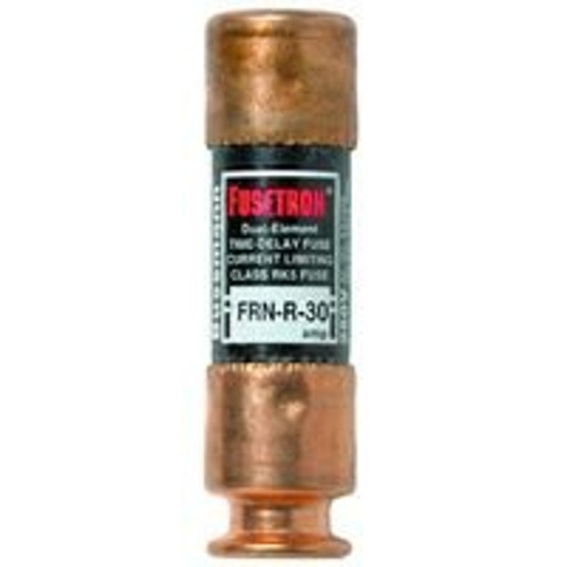 Bussmann FRN-R Series BP/FRN-R-15 Heavy-Duty Fuse, 15 A, 250 VAC, 125 VDC, 20, 200 kA Interrupt, Fiberglass Body, RK5