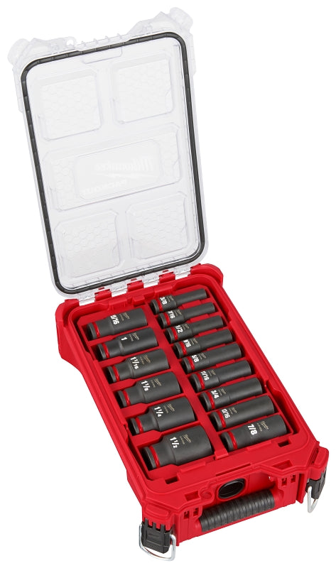 Milwaukee SHOCKWAVE Impact Duty 49-66-6802 Socket Set, Chrome Molybdenum Steel