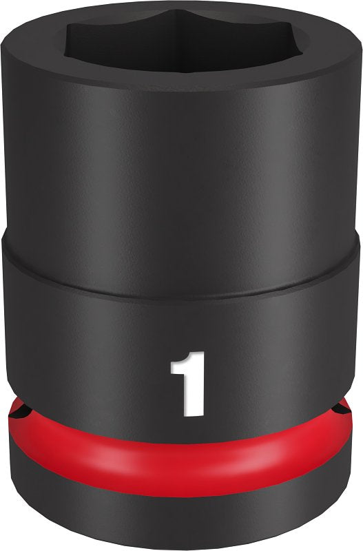 Milwaukee SHOCKWAVE Impact Duty 49-66-6307 Shallow Impact Socket, 1 in Socket, 3/4 in Drive, Square Drive, 6-Point
