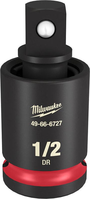 Milwaukee SHOCKWAVE Impact Duty Series 49-66-6727 Socket Universal Joint, 1/2 in Drive, Impact Drive, 2.48 in L
