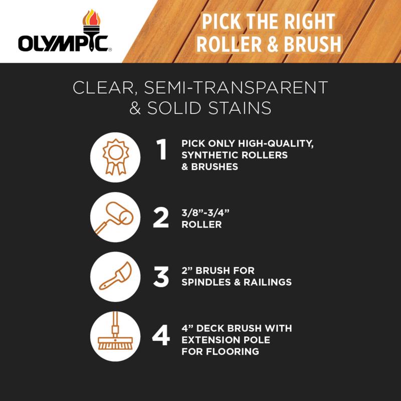 Olympic Maximum Low Luster Cedar Natural Tone Transparent Oil-Based Stain and Sealer 1 gal, Pack of 4