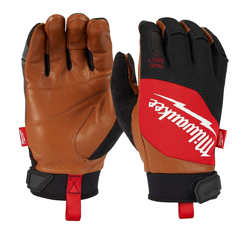 Milwaukee 48-73-0021 Performance Gloves, M, 11.2 in L, Touchscreen Thumb, Hook and Loop, Polyester