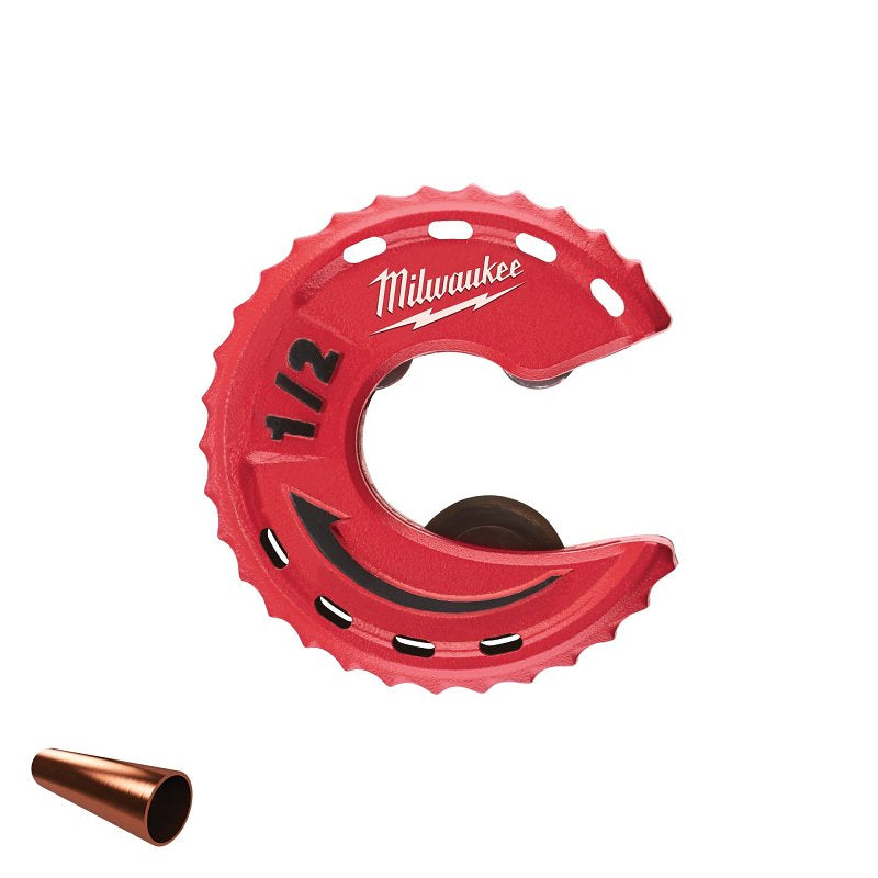 Milwaukee 48-22-4260 Close Quarters Tubing Cutter, 1/2 in Max Pipe/Tube Dia, Aluminum/Copper Pipe/Tube