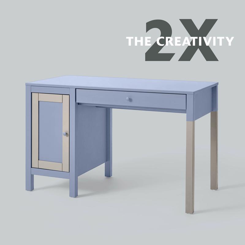 Rust-Oleum Painter's Touch 2X Ultra Cover Satin Slate Blue Paint+Primer Spray Paint 12 oz