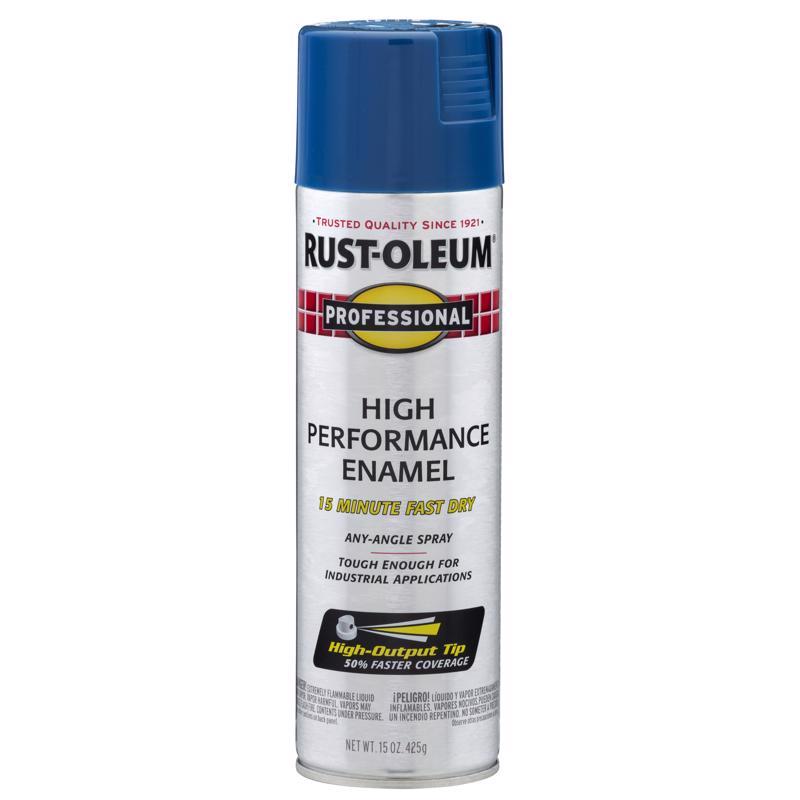 Rust-Oleum Professional Gloss Royal Blue Spray Paint 15 oz, Pack of 6