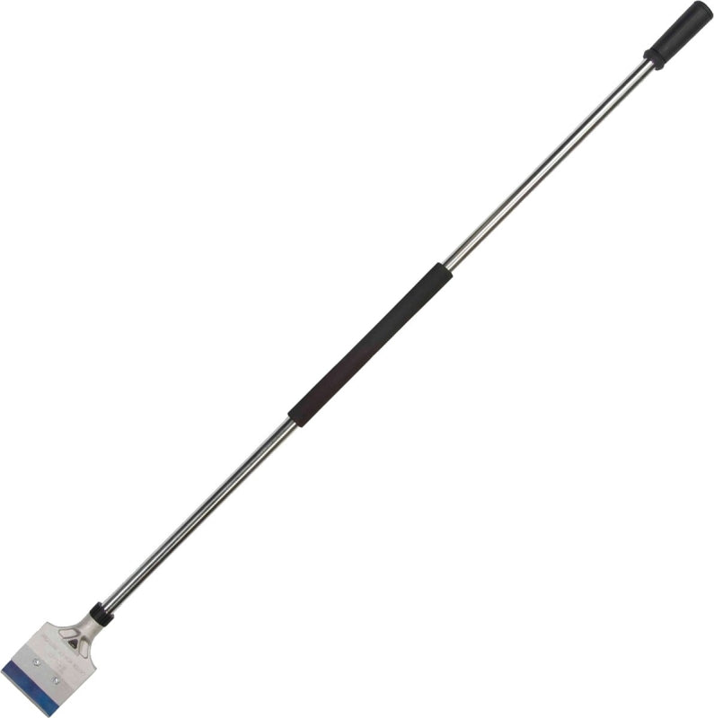 Hyde 19440 Hammer Scraper, 48 in L Handle, 4 in W Blade, Carbon Steel Blade, Foam-Grip Handle, Rubber Handle
