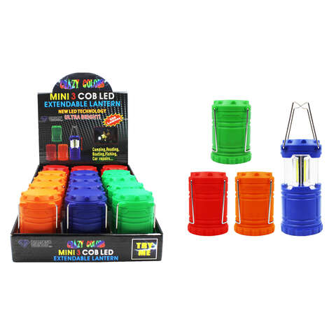 Diamond Visions 220 lm Assorted LED Extendable Lantern, Pack of 15