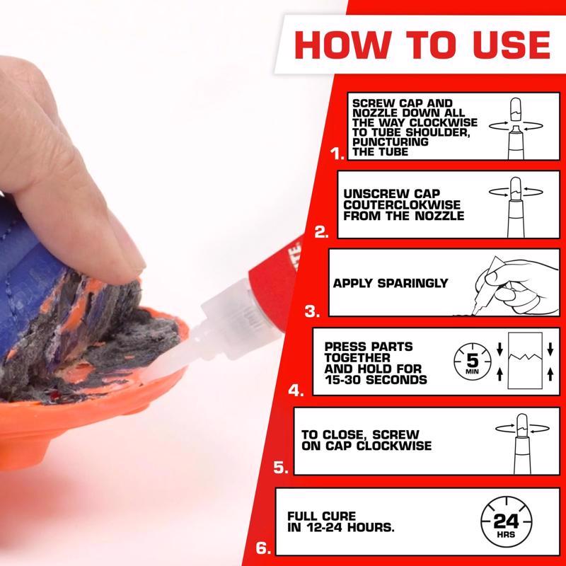 Loctite Super Glue Super Strength Glue Clear Super Glue 0.07 oz, Pack of 12