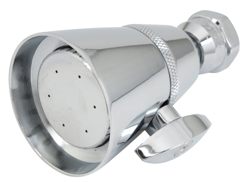 Whedon Adjust-A-Spray Elite Series FP4C Showerhead, 2.5 gpm, 1/2 in Connection, Female, Brass, Chrome-Plated, 3 in Dia
