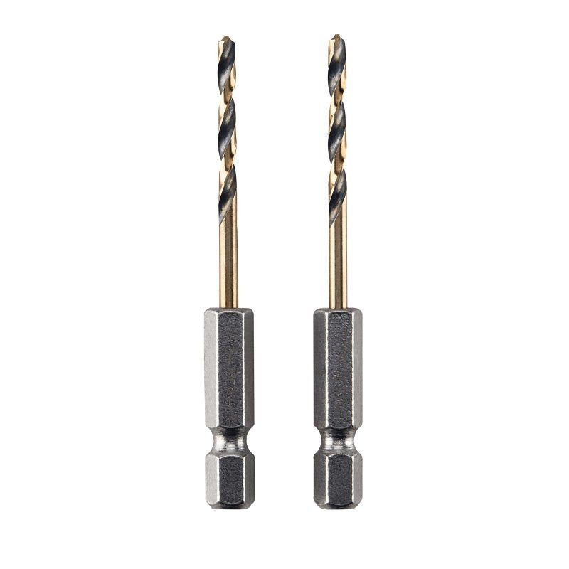 DEWALT DWA5007 Drill Bit, 7/64 in Dia, 2-5/8 in OAL, Heavy-Duty, 1/4 in Dia Shank, Hex Shank