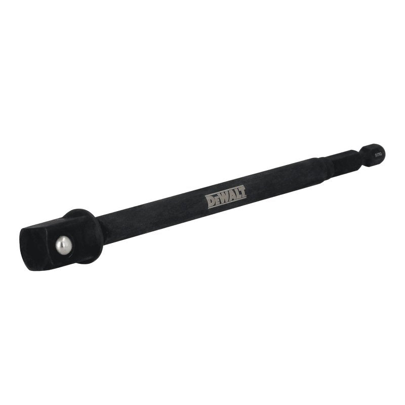 DEWALT ELITE Series DWAFE6ADPT14 Socket Adapter, 1/4 in Drive, Square Drive, 6 in L