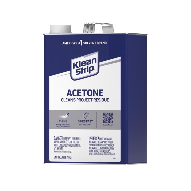 Klean Strip Acetone Solvent and Thinner 1 gal, Pack of 4