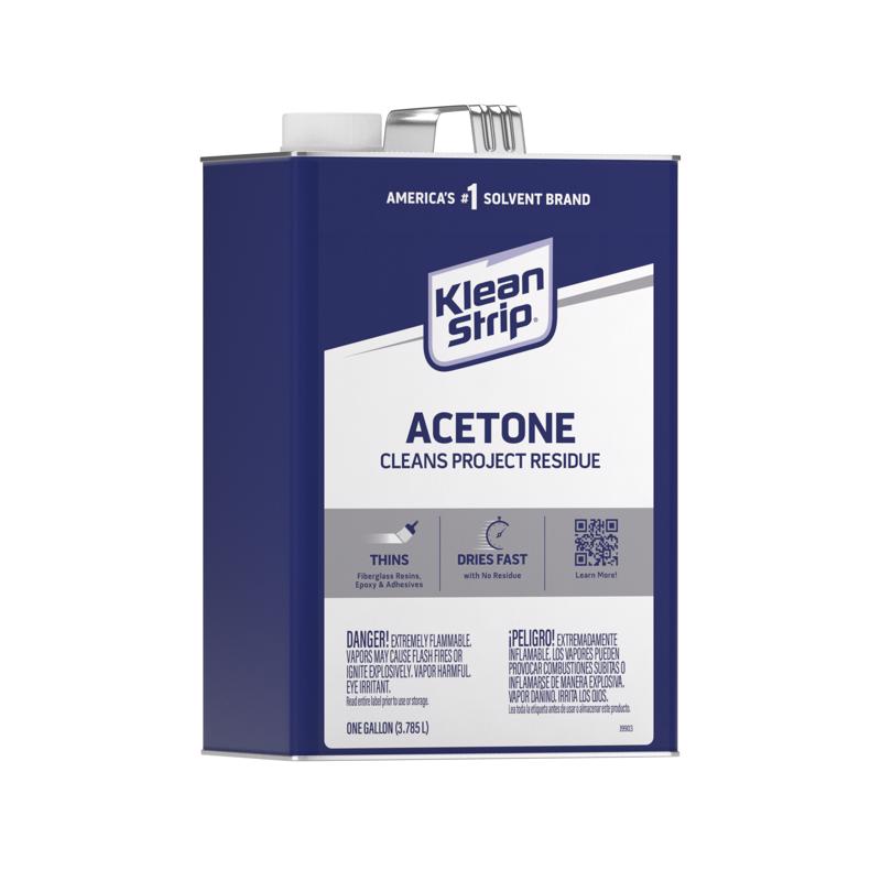 Klean Strip Acetone Solvent and Thinner 1 gal, Pack of 4