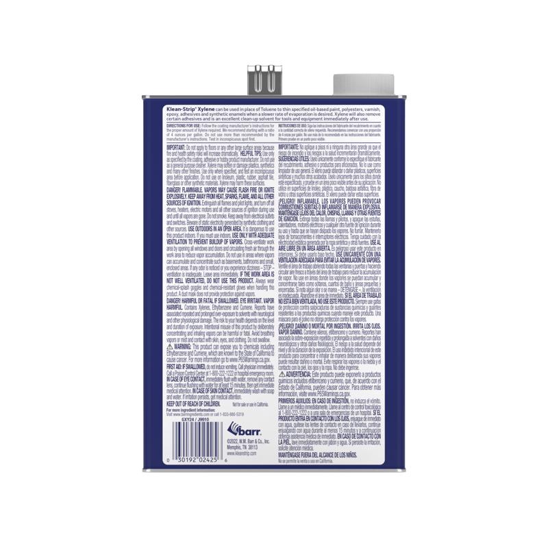 Klean Strip Xylene Solvent 1 gal, Pack of 4