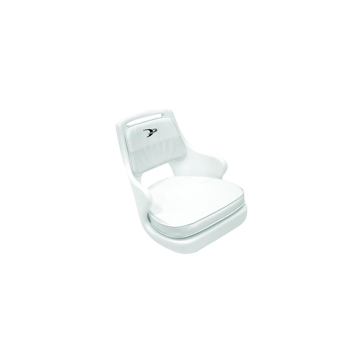 Wise Standard Pilot Chair Package With Chair, Cushion Set and Mounting Plate - White