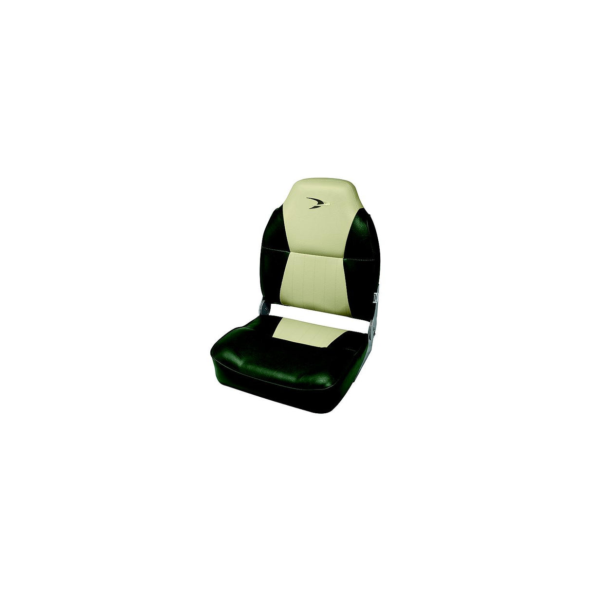 Wise Premium High Back Fishing Boat Seat - Green/Sand