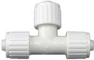 Flair-It PEXLOCK 16831 Tube Tee, 3/8 in, Compression, PEX-A, PEX-B, PVC, 200 psi Pressure