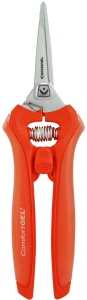 Corona FS 3214D Micro Pruner, 3/4 in Cutting Capacity, Stainless Steel Blade, Double-Beveled Blade, Soft Grip Handle