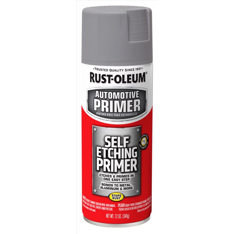 Rust-Oleum Automotive Flat Dark Green Automotive Self-Etching Primer Spray 12 oz, Pack of 6