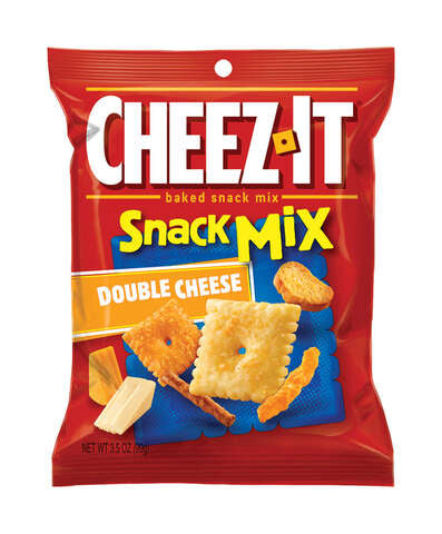 Cheez-It Double Cheese Snack Mix 3.5 oz Bagged, Pack of 6